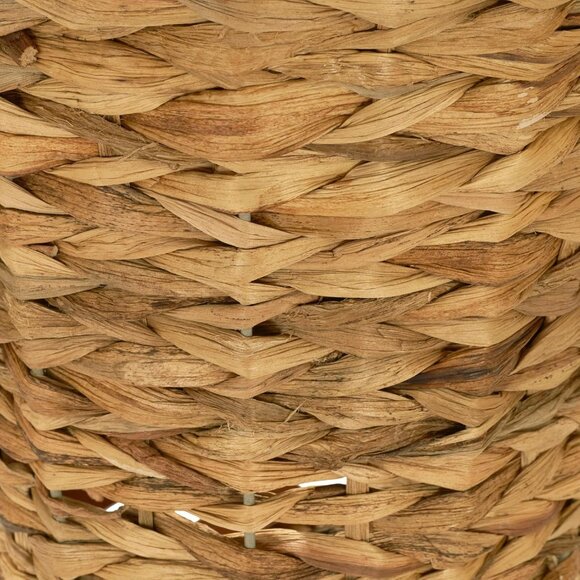 Elegant Wicker Waste Basket - Hand-Braided Banana Leaf for Stylish Storage - Picture 5 of 5